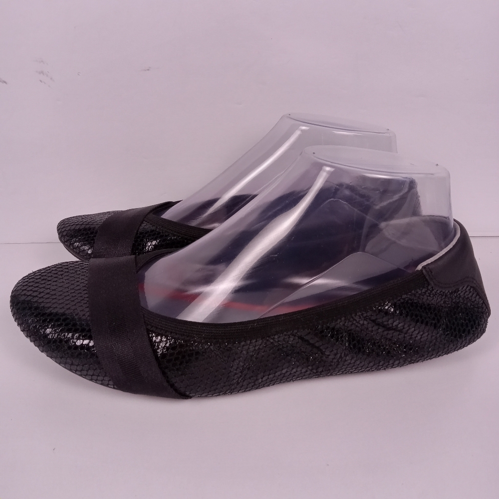 Puma Rhythm Shine Black Python Snake Texture Ball… - image 4